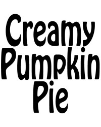 Creamy Pumpkin Pie