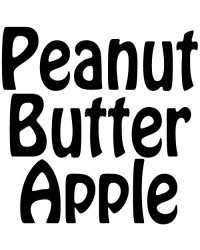 Peanut Butter Apple